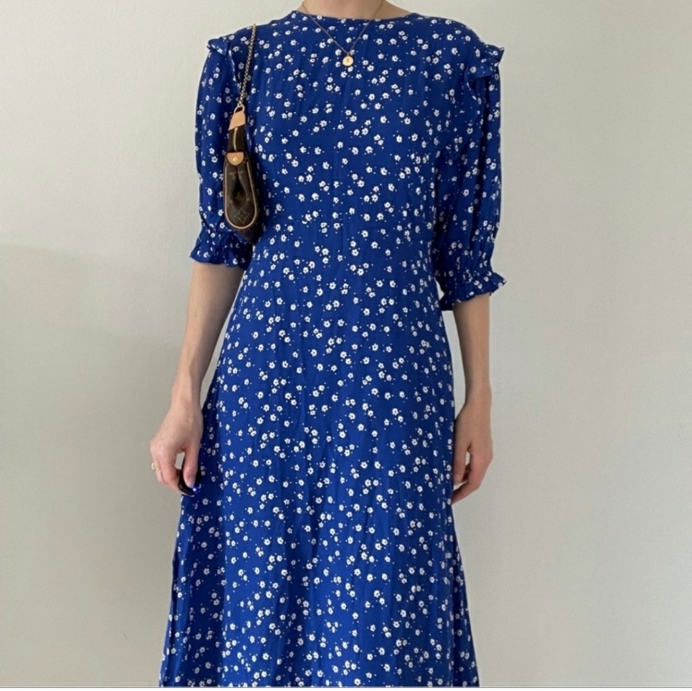 Faithfull jean marie midi dress